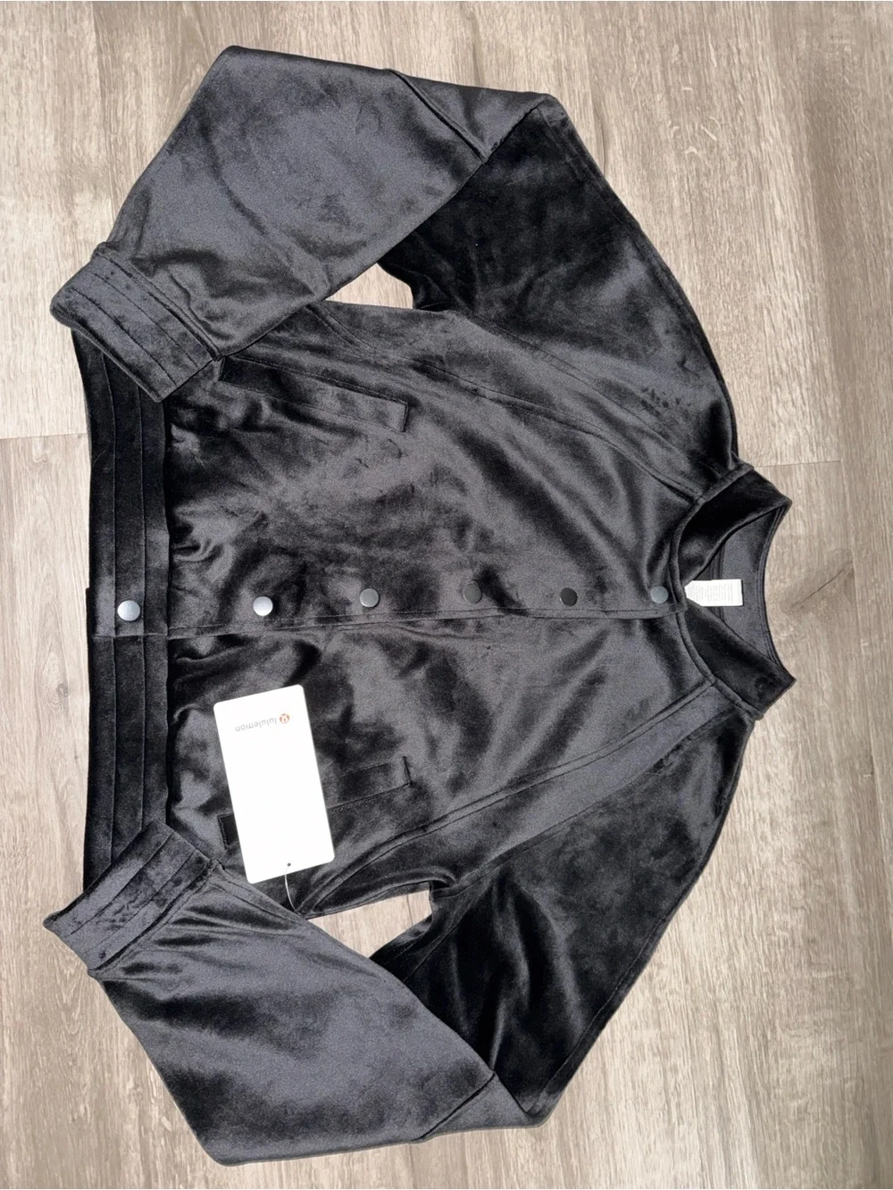 Lululemon scuba varsity jacket velvet edition